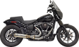 BASSANI XHAUST 2-into-1 Super Bike Exhaust System with 4" Muffler - Stainless Steel 1S77SS