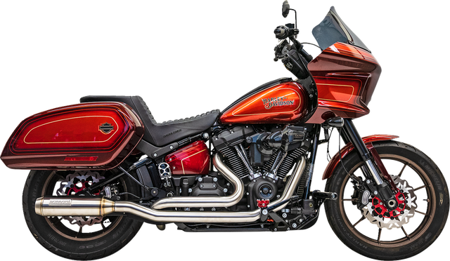 BASSANI XHAUST True Dual Performance Exhaust System with 4" Muffler - Stainless Steel 1S97SS