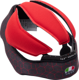 AGV Pista GP RR Helmet Liner - Black/Red - Large | Part Number 20KIT60303001LG