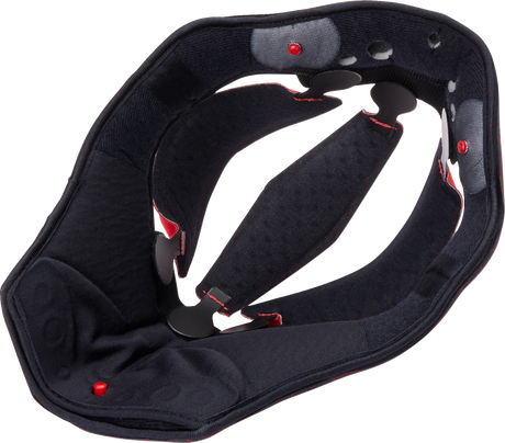AGV Pista GP RR Helmet Liner Replacement - Black/Red, 2XL - Part 20KIT603030012X