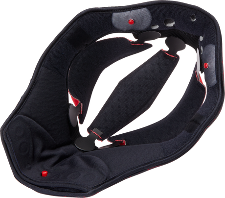 AGV Pista GP RR Helmet Liner - Black/Red - XL (Part Number: 20KIT60303001XL)