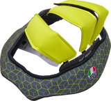 AGV Pista GP RR Liner for Helmets - Gray/Yellow - 2XL | Model 20185000554992X