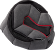 AGV K6/K6 S Helmet Replacement Liner - Black/Gray, Medium - Fits AGV K6 and K6 S Motorcycle Helmets