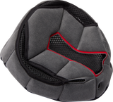 AGV K6/K6 S Helmet Replacement Liner - Black/Gray, Medium - Fits AGV K6 and K6 S Motorcycle Helmets