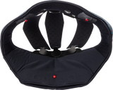 AGV Pista GP RR Helmet Liner - Gray/Cyan, 2XL - Part 201850005523G2X for AGV Pista GP RR Helmets