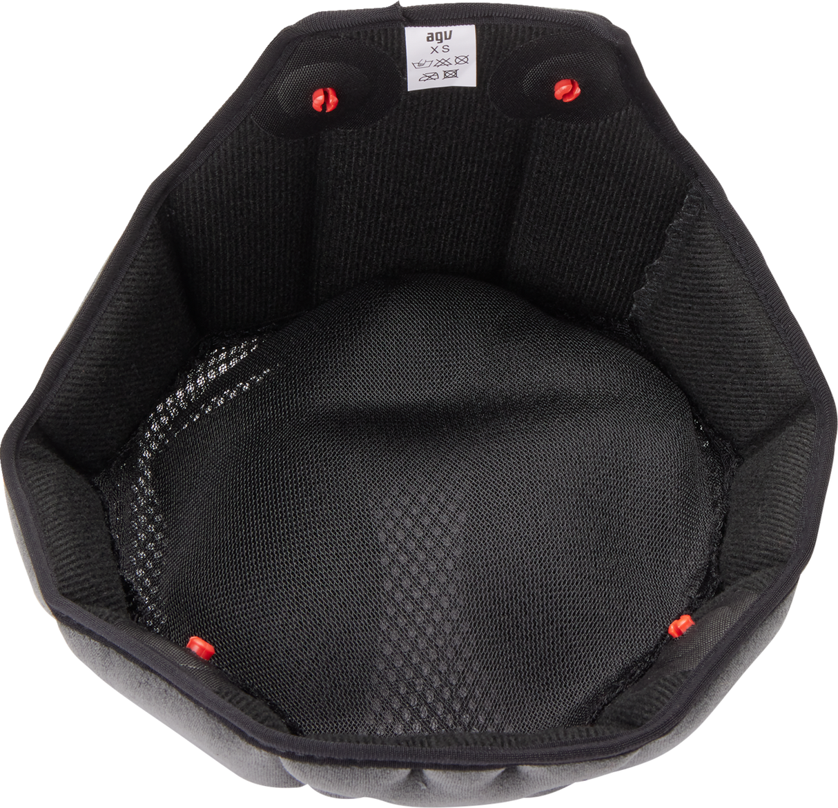 AGV K6/K6 S Helmet Liner Replacement - Black/Gray, Small | Part 2018500046619S