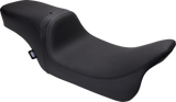 Drag Specialties Seats Predator 2-Up Seat for FLH/FLTR 2008-2024 with Vinyl Cover and Smooth Design