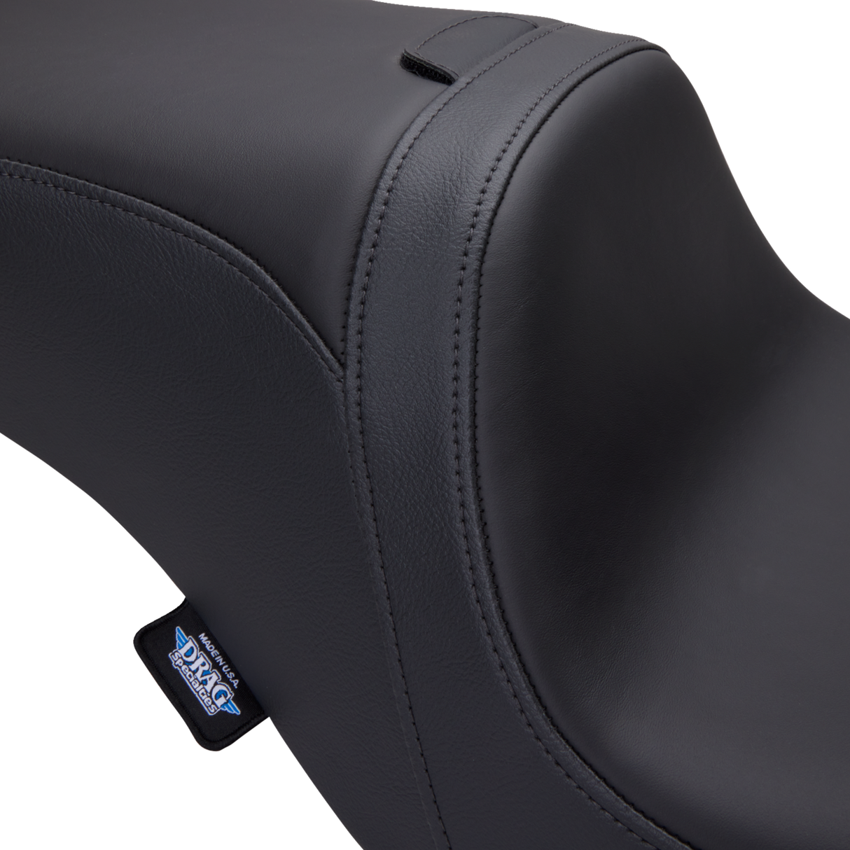 Drag Specialties Seats Predator 2-Up Seat with Backrest Receptacle for Harley FL 2008-2023