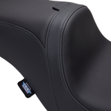 Drag Specialties Seats Predator 2-Up Seat with Backrest Receptacle for Harley FL 2008-2023