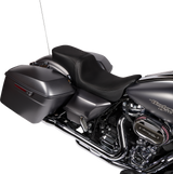 Drag Specialties Seats Predator 2-Up Seat for FLH/FLTR 2008-2024 with Vinyl Cover and Smooth Design