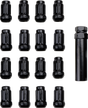 ITP Lug Nuts - 60° Tapered - Black - M12 x 1.50 - Splined with Key - 16 Pack BLUG20BX