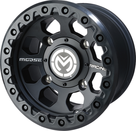 MOOSE OFFROAD Wheel - 23X - Rear - Black - 12x8 - 4/136 - 4+4 23MO128136SB4