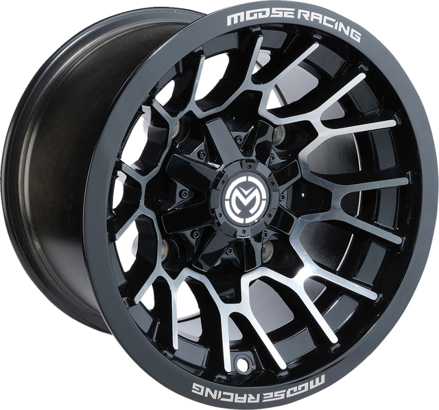 MOOSE OFFROAD Wheel - 24X - Front/Rear - Black - 14x7 - 4/110 - 5+2 24147110GBMF54