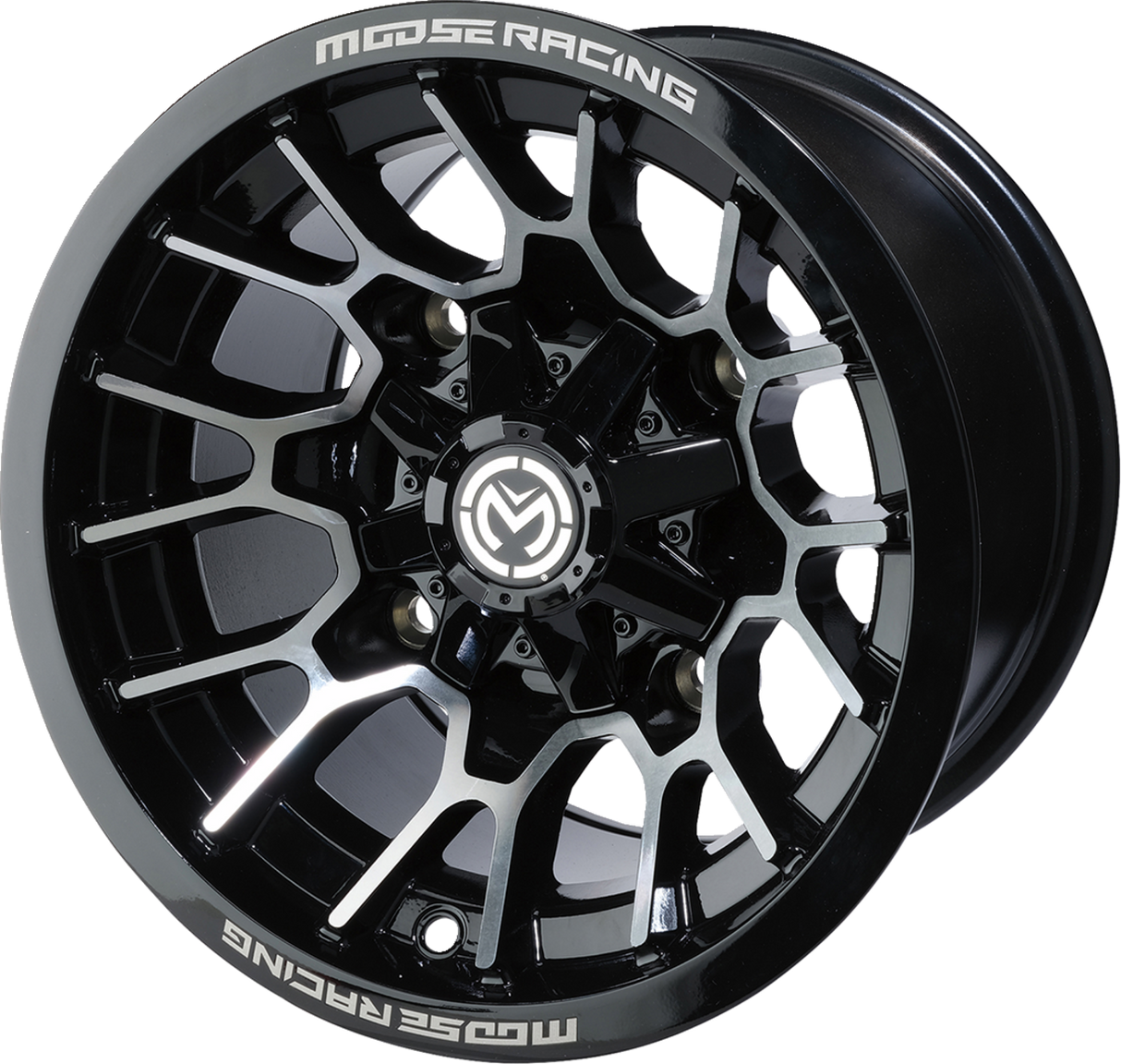 MOOSE OFFROAD Wheel - 24X - Front/Rear - Black - 15x7 - 4/136 - 5+2 24157136GBMF54