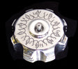 MODQUAD GC1-FBLK Billet Gas Cap with Black Flames for Yamaha YFZ450 (2004-2013)