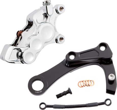 ARLEN NESS 6-Piston Caliper - Rear - Chrome 02-326