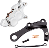 ARLEN NESS 4-Piston Caliper - Rear - Chrome 02-327