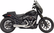 BASSANI XHAUST 2-into-1 Ripper Short Exhaust System - Chrome - 49-State 1S73E