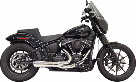 BASSANI XHAUST 2-into-1 Ripper Short Exhaust System - Chrome - 49-State 1S73E