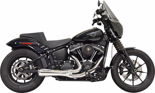 BASSANI XHAUST 2-into-1 Ripper Short Exhaust System - Chrome - 49-State 1S73E