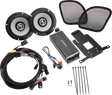 KICKER 6-1/2 Inch Speaker and 300W Amplifier Kit for Harley-Davidson Road Glide 50HDR154
