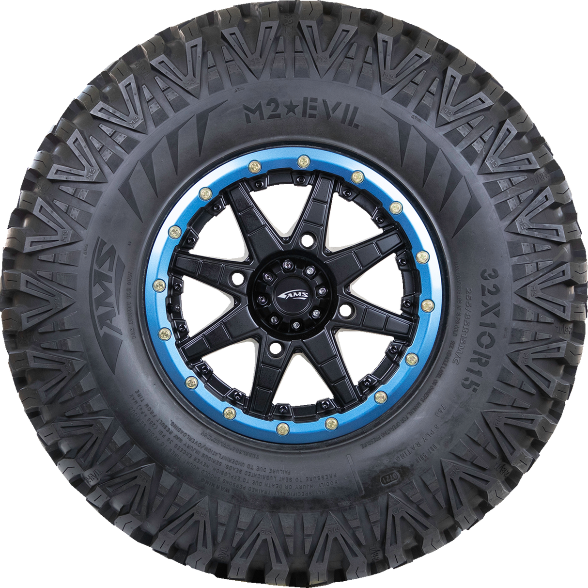 AMS M2 Evil Front Tire 27x9R14 for ATV/UTV with 8-Ply Construction