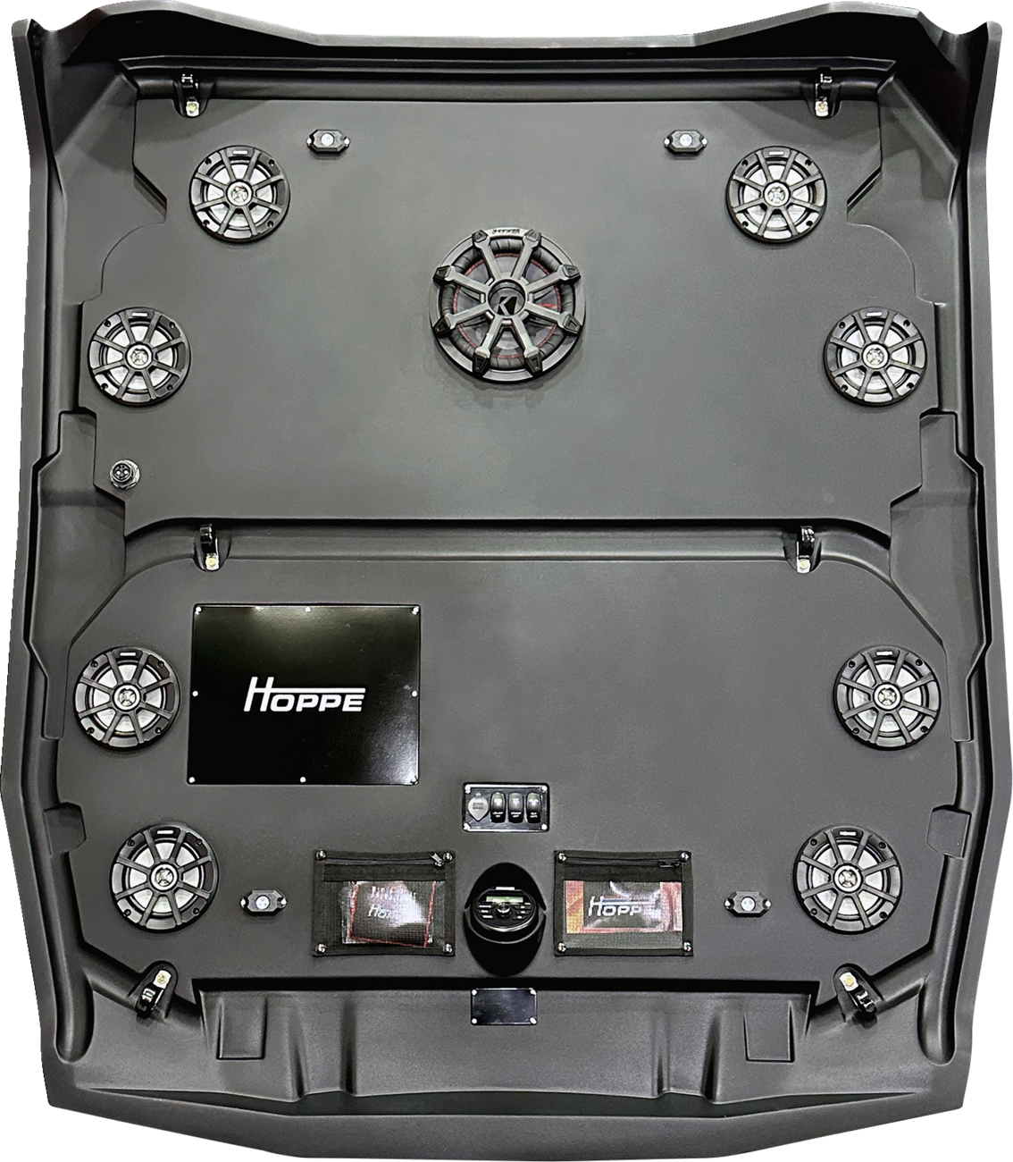 HOPPE INDUSTRIES Audio Shade - 8 Speakers - 1 Subwoofer - Pioneer 1000-6 Deluxe Crew HPKT-0115