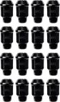 ITP Lug Nuts - 60° Tapered - Black - M12 x 1.50 - 16 Pack BLUG18BX