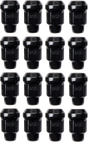 ITP Lug Nuts - 60° Tapered - Black - M12 x 1.25 - 16 Pack BLUG19BX
