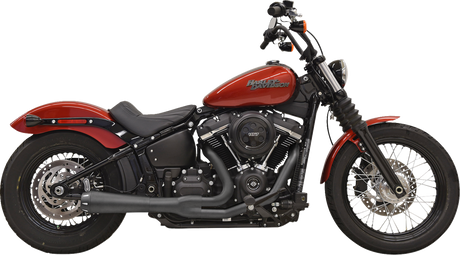 BASSANI XHAUST 2-into-1 Road Rage III Exhaust System - 49-State - Black 1S72RBE