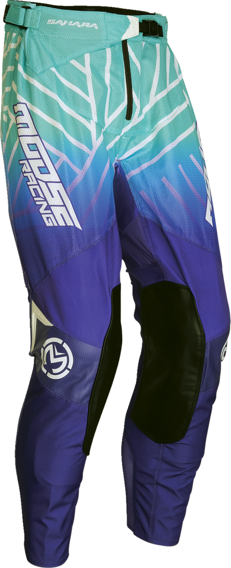 MOOSE OFFROAD Sahara Pants - Purple/Turquoise - US 30 2901-11429