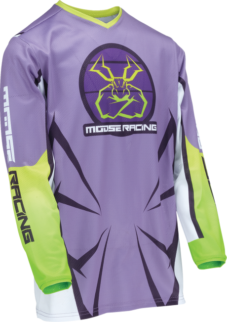 MOOSE OFFROAD Youth Agroid Mesh Jersey - Purple/White - XL 2912-2478