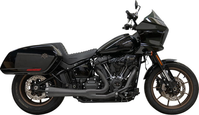 BASSANI XHAUST 2-into-1 Road Rage III Exhaust System - 49-State - Black 1S81RBE