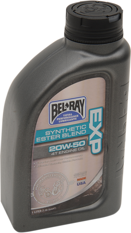 BEL-RAY EXP Synthetic Blend 4T Oil 20W-50 - 1L for Scooters and Off-Road Machines - Part Number 99131-B1LW