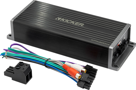 KICKER 75W x 4 Weather-Resistant Motorcycle Amplifier 51KPX3004 - Fits Under Fairings