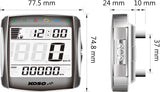 KOSO XR 01S Speedometer with Vehicle Fitment for Honda CRF250L, Yamaha YZ250F, Kawasaki KX250, and Suzuki RMZ250
