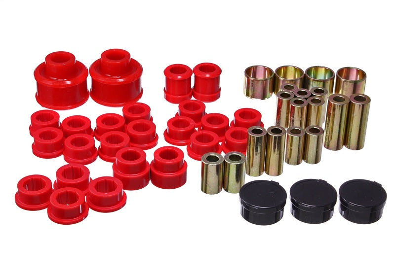 Energy Suspension 19.3105R Rear Control Arm Bushing Set for 2005-2007 Subaru Legacy – Red