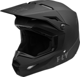 FLY RACING Kinetic Lite Helmet Solid Matte Black for Motorcycle and ATV – XL