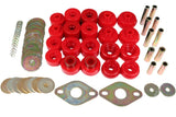Energy Suspension 8.4111R Red Body Mount Bushing Set for 1996-1999 Toyota 4Runner 2WD/4WD