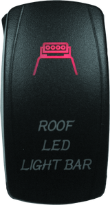 DragonFire Racing Lighted Roof Switch with Red LED - Part 521396