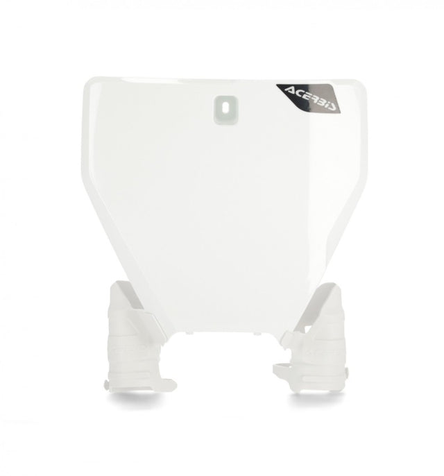 Acerbis Raptor Front Number Plate for Husqvarna 125-450 TC/ TX/ FX/ FC (2019-2022) - White
