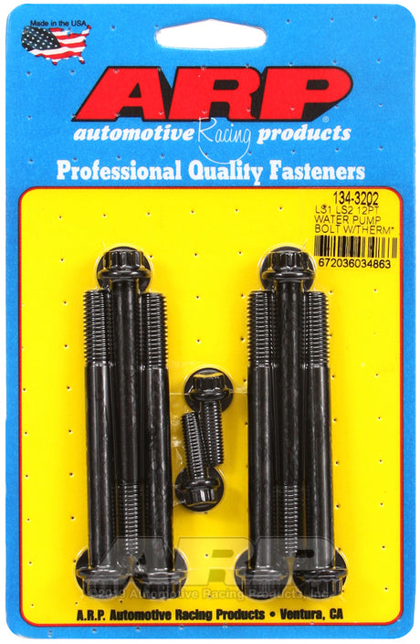 ARP LS1 LS2 12pt Water Pump and Thermostat Housing Bolts Kit for GM Small Block Engines