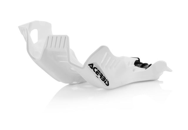 Acerbis 2736361035 Skid Plate for KTM/Husqvarna/GasGas 250-300 SX, TC, TX, XC, MC, EX (2019-2022) – White/Black