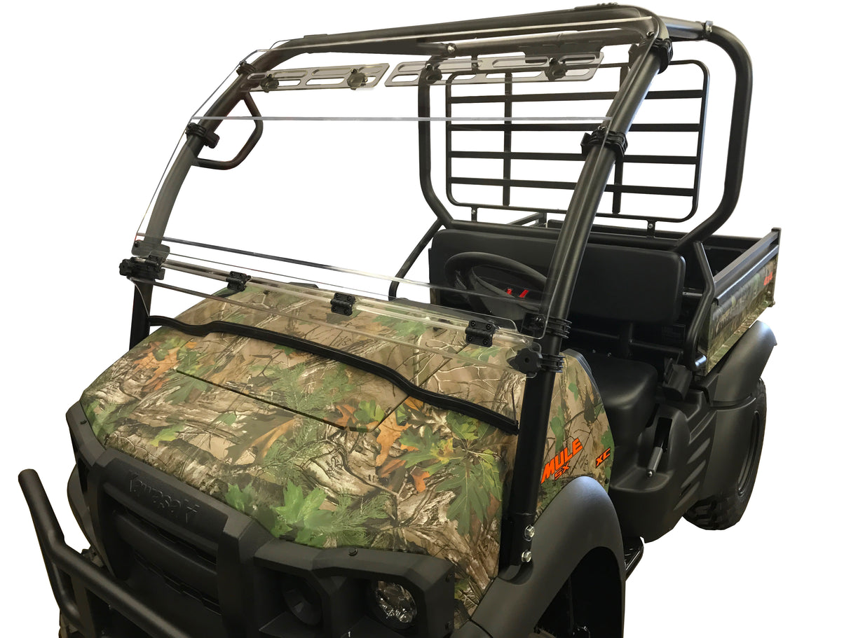SPIKE Fold Windshield for Kawasaki Mule SX 4X4 and 2X4 (2017-2020)