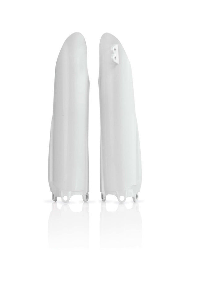 Acerbis Yamaha YZ/YZF Lower Fork Cover Set (2008-2014 YZ, 2008-2009 YZF) - White