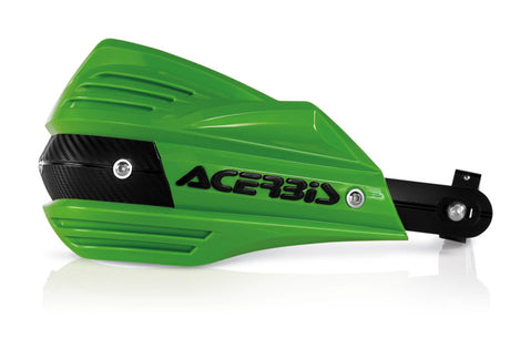 Acerbis X-Factor Handguard - Green for Enduro and Maxi-Enduro Vehicles