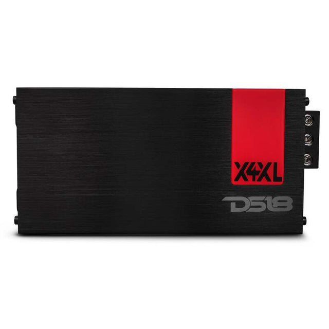 DS18 X4XL 4-Channel Ultra Compact Class D Amplifier - Perfect for Car Audio Systems - Fits Most Vehicles