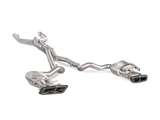 Akrapovic Evolution Line Cat-Back Exhaust System for 2016-2017 Mercedes-Benz C63 AMG Coupe with Titanium and Carbon Tips