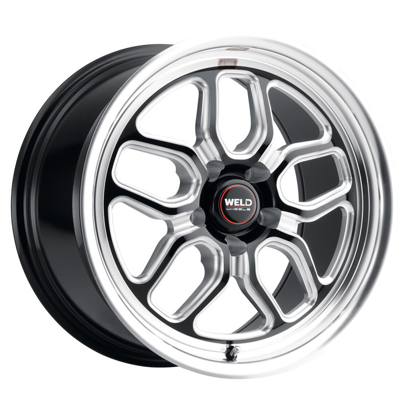Weld Racing Laguna Drag 17x10 Wheel with 5x112 Bolt Pattern, ET40 Offset, Gloss Black Finish, Part S15270045P40