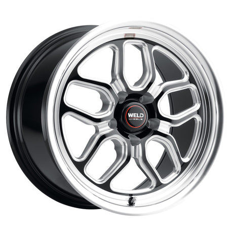 Weld S152 17x10 Laguna Drag Wheel with 5x115 Bolt Pattern and Gloss Black Finish